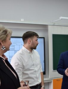 Визит мэра города Новосибирска в инженерный лицей НГТУ