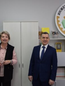 Визит мэра города Новосибирска в инженерный лицей НГТУ