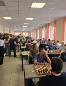 Дружеский шахматный матч «Выпускники против студентов» в честь 75-летия НГТУ