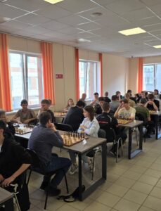 Дружеский шахматный матч «Выпускники против студентов» в честь 75-летия НГТУ