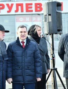 Открытие памятного комплекса Г.П. Лыщинскому