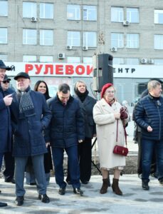 Открытие памятного комплекса Г.П. Лыщинскому