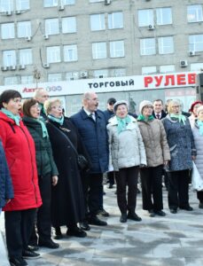 Открытие памятного комплекса Г.П. Лыщинскому