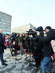 Открытие памятного комплекса Г.П. Лыщинскому