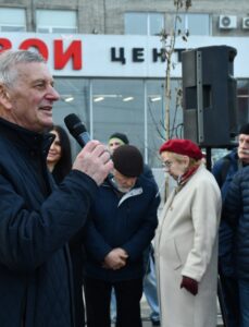 Открытие памятного комплекса Г.П. Лыщинскому